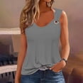 thumbnail image 2 of ZRBYWB Womens Tops Ladies Sleeveless Summer Tank Top Light Weight Tank Top Regular Fit Tunic Basic Top Summer Vest, 2 of 4