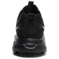 thumbnail image 4 of zuwimk Men's Fashion Sneakers,Mens Walking Lace Up High Top Shoes Stylish Running Casual Men Mesh Breathable Comfortable Lightweight Flat Soft Lace Up Casual Mens Running Shoes Athletic Sneaker, 4 of 6