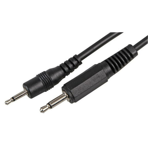 PRO SIGNAL - 3.5mm Mono Jack Plug to 2.5mm Mono Jack Plug Lead, 1.5m Black