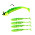 thumbnail image 4 of Cebos de pesca Colamx artificiales silicona 3D Swimbaits realistas verde, 4 of 8