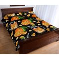 thumbnail image 3 of Juego de Cama Colcha Orange Ice Orance Juice Pattern, 3 of 5