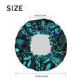 thumbnail image 6 of Balery Blue Floral With Butterflies Shower Caps, Double Layer Waterproof Shower Cap, Double Layers Reusable Shower Cap With Soft Comfortable For Long Thick Hair Soft Bath Shower Hair Caps, 6 of 9