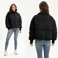 thumbnail image 6 of Womens Winter Baggy Zip Puffer jackets Short Down Jacket Coat, 6 of 7