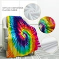 thumbnail image 3 of Rainbow Blanket Pink Colorful Throw Blanket Spiral Printed Boho Blanket Soft Warm Bed Couch Sofa Blanket Plush Throw 50"x60", 3 of 6