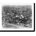 thumbnail image 2 of Historic Framed Print, Aerial view of Wichita, Kansas. 1926(?), 17-7/8" x 21-7/8", 2 of 9