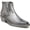 Silver Fabric, variant on Womens Forta Metallic Square Toe Ankle Boots