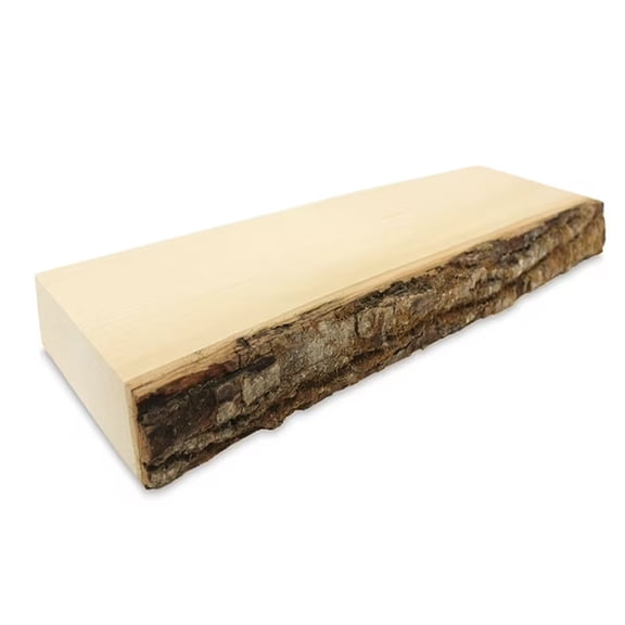 Foggy Bottom Woodworks LLC Bark Edge Board Thick, 4-Pack for Shelves & Signs
