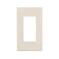 thumbnail image 1 of Leviton R78-80301-00T Light Almond Decora Plus Screwless Snap-on Wall Plate, 1 of 2