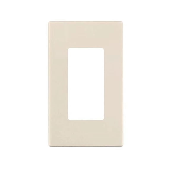Light Almond Decora Plus Screwless Snap-on Wall Plate