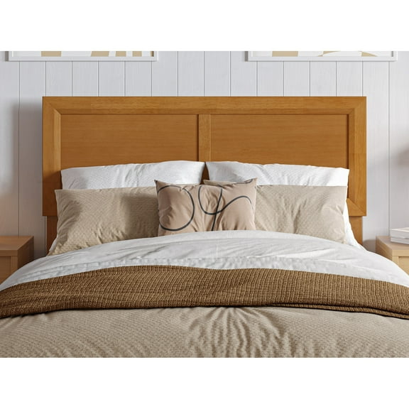 AFI Sophia Twin Sized Solid Hardwood Headboard in Light Toffee