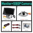 thumbnail image 2 of AHD 5 Inch Car Inside Parking Monitor With 170 Degrees 1920*1080P Fisheye Lens Vehicle Rear View Reverse Backup Camera ,Clear Night Vision, 2 of 7