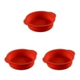 thumbnail image 4 of Guardoinrt 1/2/3 Mariage Fête Gâteau Restaurant Réutilisable Lavable Mousse Ronde Moule Cuisine Gadget Accessoires Rouge 10 Pouces 3PCS, 4 of 6