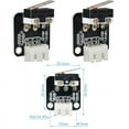 thumbnail image 5 of 5Pcs 3Pin for End Stop Limit Switch with Cables,3D Printer Limit Switchs,Mechanical Endstop Switch Module for 10,5 * Mini Limit Switches with 1M cable (Cable color random),black, 5 of 7