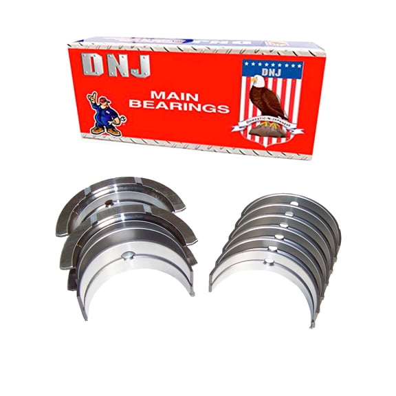 DNJ MB1140 Standard Main Bearings Set Fits Cars & Trucks 76-03 Dodge Aspen B100 5.9L OHV 16v