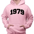 thumbnail image 2 of 1979 College Style Hoodie Sweatshirt Unisex 4X-Large Pink, 2 of 5
