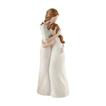 Mother's Day Decorative Resin Sculpture - Heartfelt Home Decoration for Daughters, Unique Gift to Express Affection and Warmth