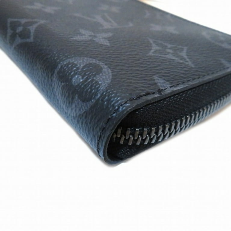 used Pre-owned Louis Vuitton Monogram Eclipse Zippy Wallet Vertical M62295 Long Men's (Good), Size: (HxWxD): 20cm x 10cm x 2cm / 7.87'' x 3.93'' x