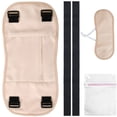thumbnail image 1 of 3Pcs Waist Neck Oil Pack Set with Laundry Bag Washable Reusable Essential Oil Wrap Leak-Proof Oil Pack Wrap with Removable Elastic Straps Soft Bamboo Flannel Oil Pack for Waist Neck, 1 of 11