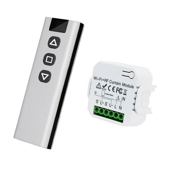 Tuya WIFI Smart Curtain Switch APP Timing Motor Controller Switch 433 Mhz Remote Control Electric Roller Blind