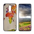 thumbnail image 1 of Oil-Paints-World-Map-258 Phone Case, Degined for LG Solo LTE Case Men Women, Flexible Silicone Shockproof Case for LG Solo LTE, 1 of 1