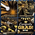 thumbnail image 4 of Gold Stars Graduation Banner Graduation Cap Class of 2026 Backdrop Diploma Black Tassel Grad Party Background for Graduation Party Class of 2026 Celebration Commencement Ceremony, 4 of 9