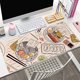 thumbnail image 2 of Lofi Cat Desk Mat Dark Green Plant Books Desk Pad Black Cat Aesthetic Anime Big Mouse Pad Large Gaming Mousepad XL Cool Keyboard Pad Deskmat Laptop Computer Mouse Mat 31.5X 15.7in, 2 of 5