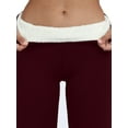 thumbnail image 5 of Sunisery Women Fleece Sherpa Lined Leggings Thermal Jogger Winter Lounge Slim Fit Yoga Trousers Running Warm Leggings Pants, 5 of 7