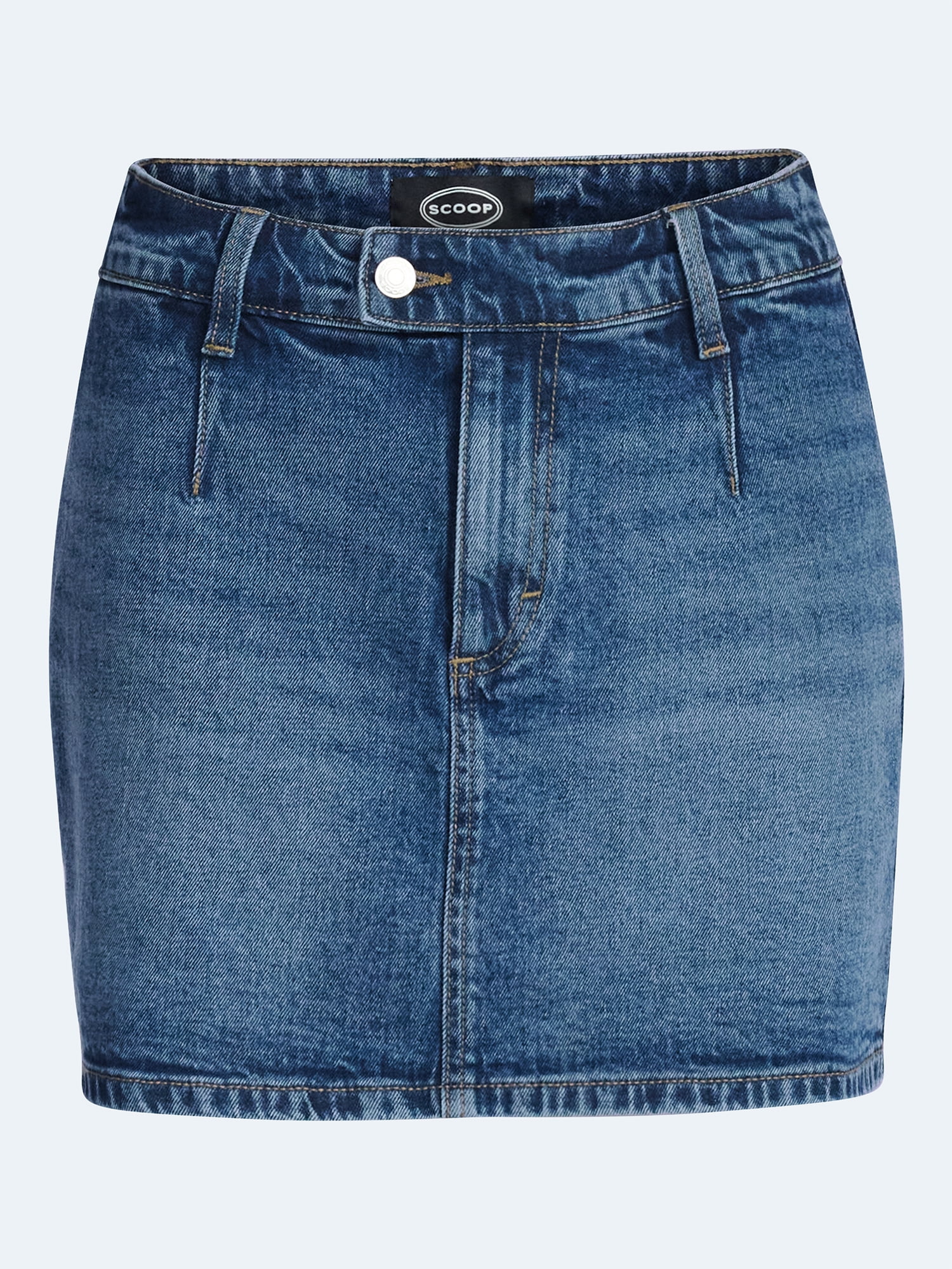 Scoop Women's Denim Skort, Sizes 0-18