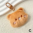 thumbnail image 2 of Lindo colgante de peluche con forma de castor de dibujos animados, colgante para bolso, mochila con forma de corazón para niña, llavero, accesorios de joyería., 2 of 2