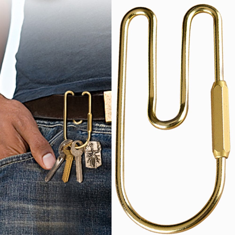 Gold keyring loop clearance