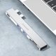 thumbnail image 1 of Essager USB Hub 5 en 1 de alta velocidad para MacBook Pro/Air 2018 - 2022 (Plata), 1 of 8