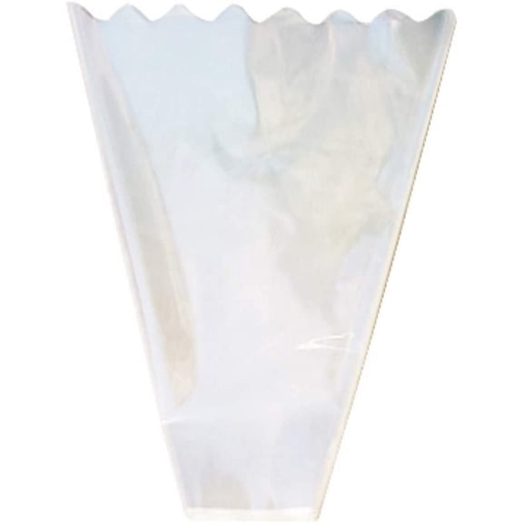 Flower Sleeves for Bouquets Clear Rose Flower Bouquet Packaging Bags Floral Arrangement Supplies, 100 Counts (L)
