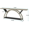 thumbnail image 2 of Tribesigns 70.87" Console Table with Storage Shelf, Narrow Long Sofa Table Behind Couch Table, 2 of 5