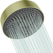 Rainfall Shower Head - 8" Thickened High-Pressure Shower Heads with Anti-Clog Rubber Jets - 360° Rotation Adjustable Shower Head - Includes 1.8/2.5 GPM Flow Restrictor Replacement (Oil Rubbed Bronze)
