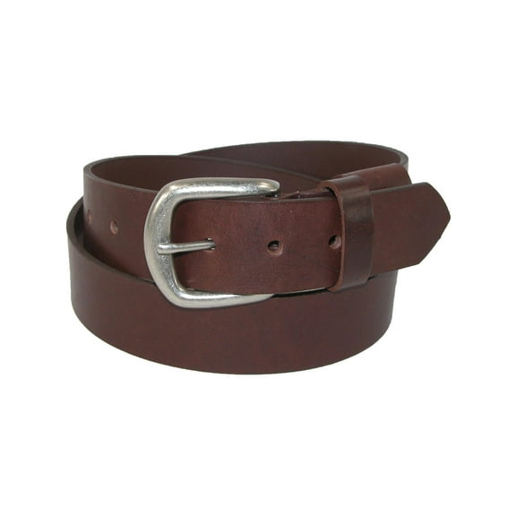 Men's Big & Tall Leather Bridle Belt with Hidden Elastic