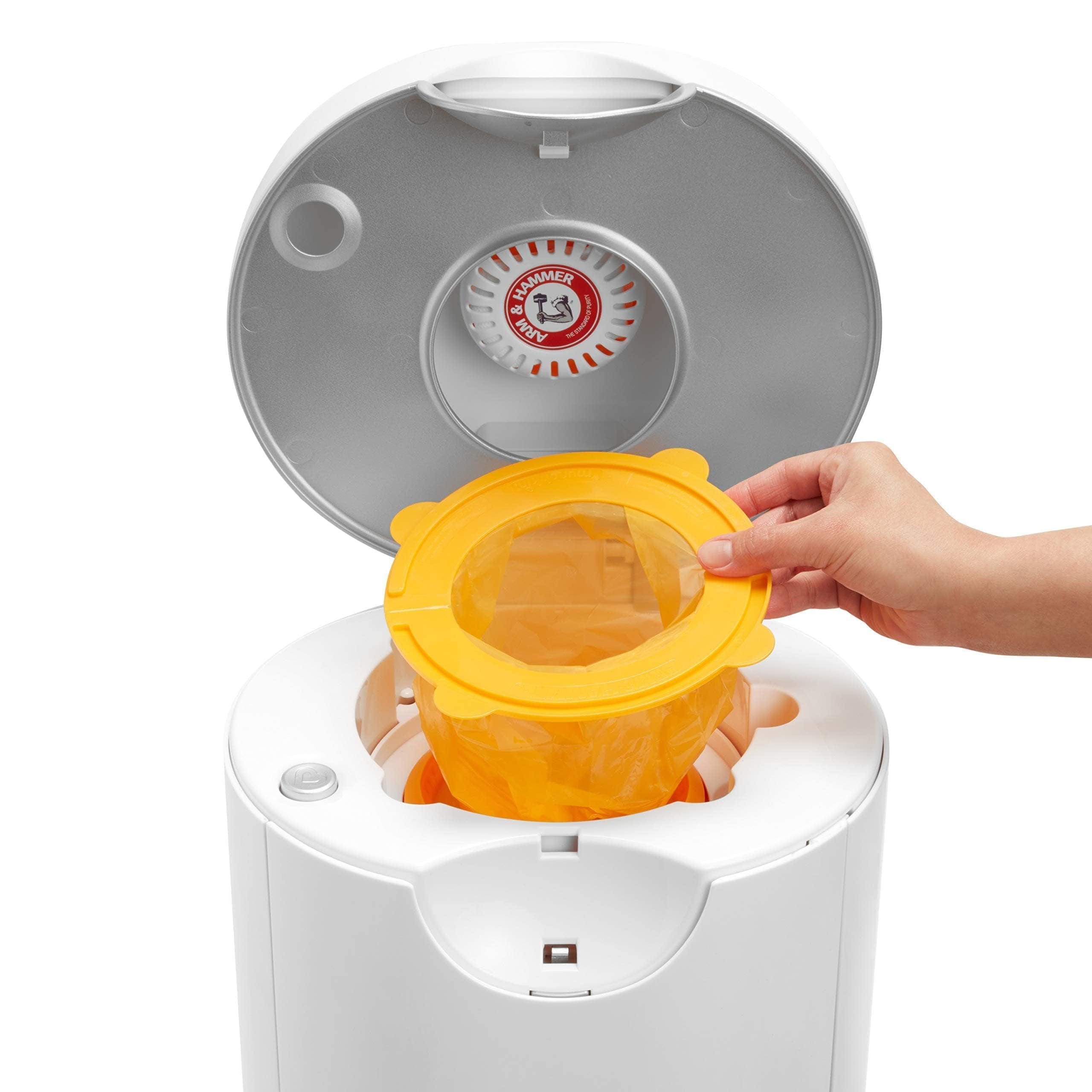 Munchkin® Arm & Hammer™ Snap, Seal & Toss Diaper Pail Bag Refills, Hold Up To 180 Newborn Diapers, 6 Pack