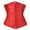 Red, variant on Underbust Corsets Women Gothic Red M