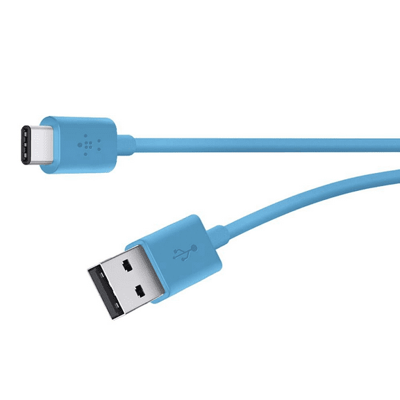 Belkin Mixit 2.0 USB-A to USB-C Charge Cable, Blue
