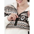 thumbnail image 5 of No Boundaries Half Zip Plush Pullover with Pockets, Women's and Women's Plus, 5 of 11