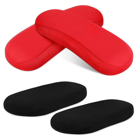 OUNONA 4Pcs Wheelchair Armrest Covers Simple Stylish Design Breathable Fabric Assorted Colors