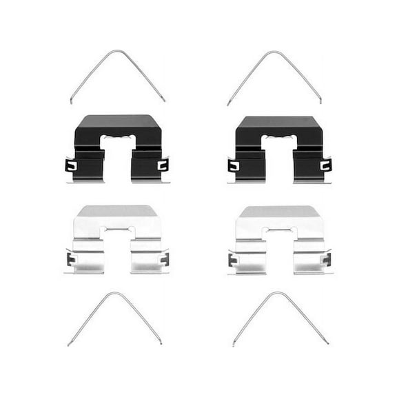 Rear Brake Hardware Kit - Compatible with 2011 - 2020 Hyundai Elantra 2012 2013 2014 2015 2016 2017 2018 2019