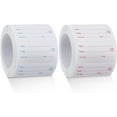 thumbnail image 1 of 2 Rolls 1000 Pieces Dissolvable Food Labels Food Prep Canning Labels Removable Food Stickers For Home Or Restaurant Canning Food Container Food Rotati, 1 of 5