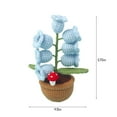 thumbnail image 3 of MERILER Soft Wool Crochet Succulent Car and Home Decorations - Cute Knitted Decorative Potted Plants with Aromatherapy Function, Perfect Gifts for Birthdays and Special Occasions., 3 of 7