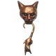 thumbnail image 2 of Estatua para colgar en la pared 2x Estatua Escultura Decoración Pared Montaje Puerta para Patio Hogar, 2 of 7
