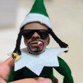 thumbnail image 4 of Muñeco Elfo Navidad Hecho A Mano Adornos Muñeca Decoraciones Navideñas () Verde, 4 of 8