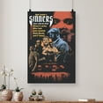 thumbnail image 2 of Movie Poster - Sinners 2025 Vampire Horror Movie - Vintage Style - Size 24''x36'' - Postora, 2 of 5