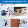thumbnail image 6 of Brick Hanger,Brick Hooks,Brick Clips for Hanging Outdoor Pictures,No Drill,Holes,Nails or Screws,8Pack, 6 of 9