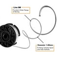thumbnail image 3 of Juego de 6 carretes A6485 A6481 para desbrozadora Black Decker, 6 x 9 m de hilo de nailon, hilo de 1,65 mm + 1 tapón + 1 resorte, 3 of 5