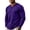 Purple_010, variant on Domuza Mens Long Sleeve Henley Shirt Lightweight Quarter Button Pullover Casual Fashion Top for Fall Red L