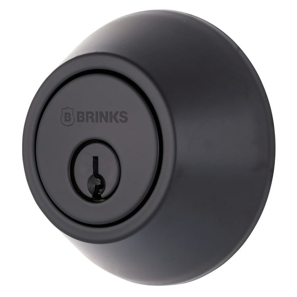 BRINKS - Cerrojo transicional de un solo cilindro - Construido para una rigurosa protección residencial con seguridad ANSI Grado 2